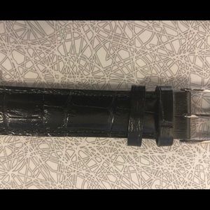 Bonvier genuine Italian leather strap